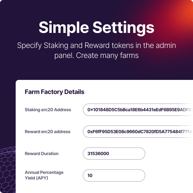 FarmFactory - assets staking & yield farming on Ethereum, Binance Smart Chain and Polygon - 4